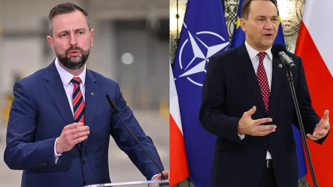 Władysław Kosiniak-Kamysz (L) i Radosław Sikorski (P). Fot. PAP/Piotr Polak/Albert Zawada