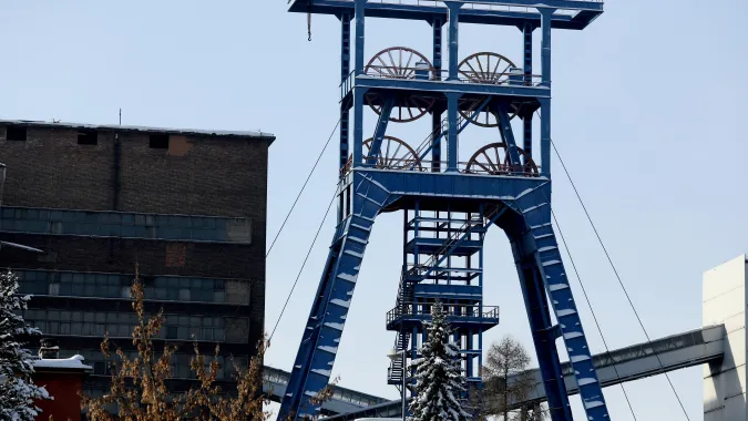 Kopalnia KWK ROW Ruch Jankowice w Rybniku, fot. PAP/Zbigniew Meissner