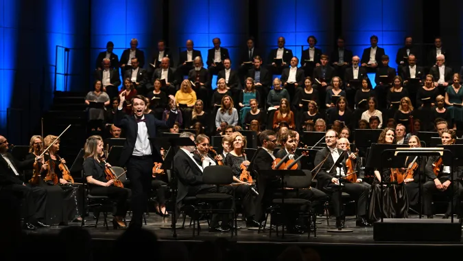 Festiwal Sinfonia Varsovia Swojemu Miastu w Teatrze Wielkim - Operze Narodowej w Warszawie Fot. PAP/Radek Pietruszka