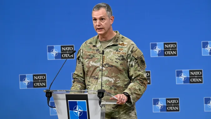 Alexus Grynkewich. Fot. PAP/Wiktor Dąbkowski