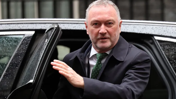 Steve Reed, minister ds. mieszkalnictwa Wielkiej Brytanii. Fot. PAP/EPA/	ANDY RAIN