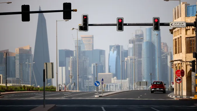 Centrum Dohy Fot. PAP/EPA/HANNIBAL HANSCHKE