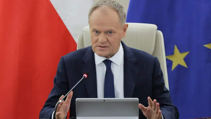 Premier Donald Tusk. Fot. PAP/Paweł Supernak