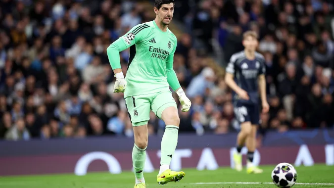 Bramkarz Realu Madryt Thibaut Courtois. Fot. EPA/ADAM VAUGHAN 