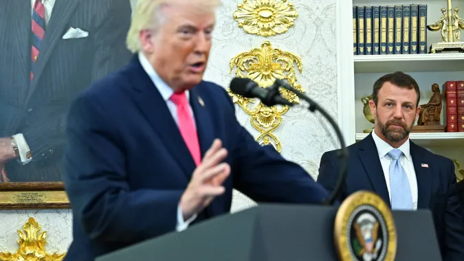 Prezydent USA Donald Trump. Fot. PAP/EPA/	GRAEME SLOAN / POOL