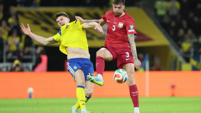 W finale baraży Polska gra w Sztokholmie ze Szwecją. Fot. PAP/ Leszek Szymański