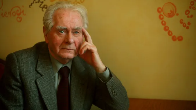 Wiesław Myśliwski w 2011 r. Fot. PAP/Tomasz Gzell