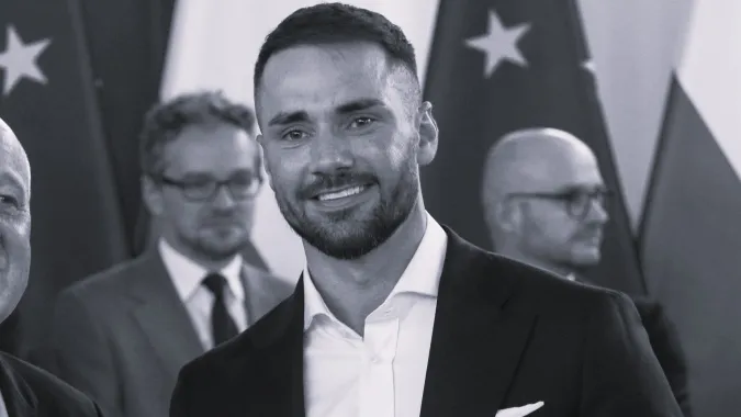 Poseł Lewicy Łukasz Litewka. Fot. PAP/Paweł Supernak