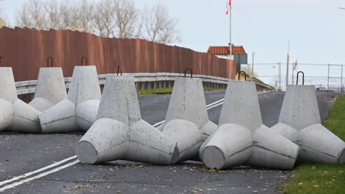 Przejście graniczne Fot. PAP/Wojtek Jargiło