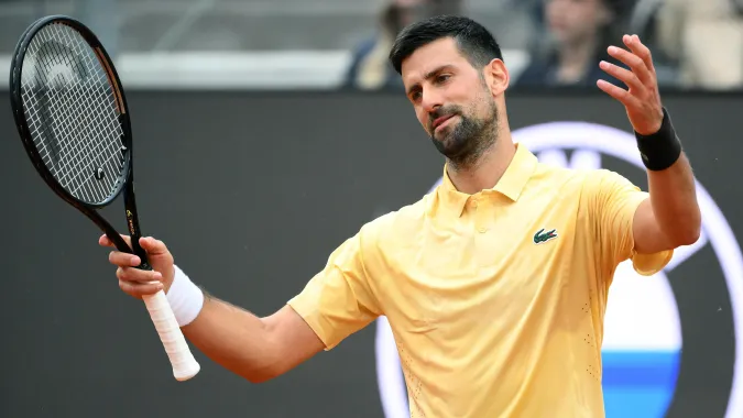 Novak Djoković. Fot. EPA/ETTORE FERRARI