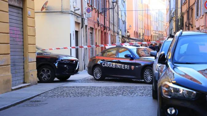 Okolice ataku w Modenie Fot. PAP/EPA/GIORGIA BASSOLI