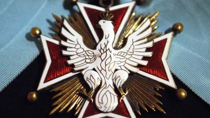 Krzyż Orderu Orła Białego Ignacego Jana Paderewskiego. Fot. PAP/Andrzej Rybczyński