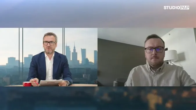 Wojciech Wojtasiewicz był gościem Studia PAP Fot. PAP
