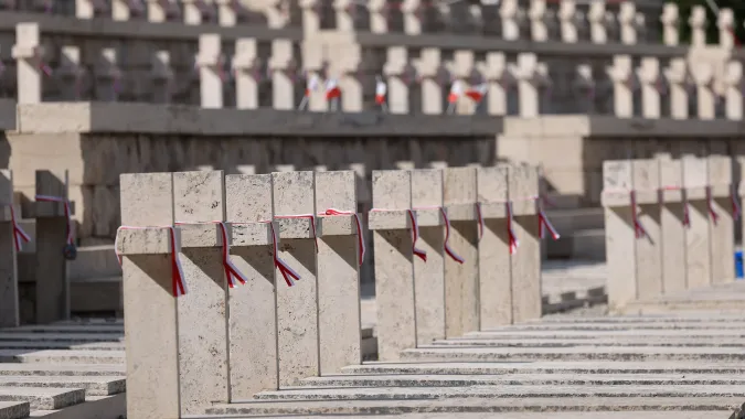 Polski Cmentarz Wojenny pod Monte Cassino Fot. PAP/Albert Zawada