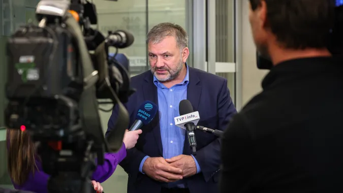 Minister sprawiedliwości Waldemar Żurek. Fot. PAP/	Albert Zawada
