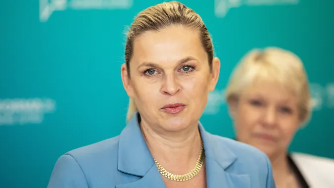 Barbara Nowacka. Fot. PAP/Krzysztof Ćwik