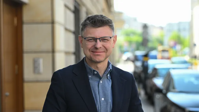 Konrad Ciesiołkiewicz. Fot. PAP/Radek Pietruszka