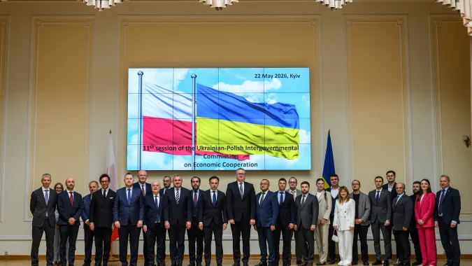 11. posiedzenie Polsko-Ukraińskiej Komisji Gospodarczej. Fot. PAP/	Vladyslav Musiienko