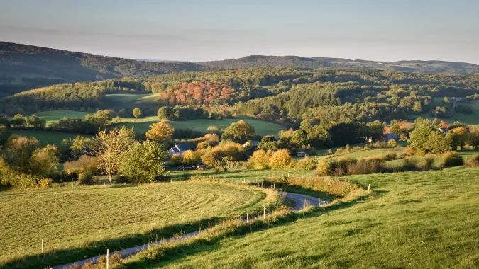 Widok na belgijskie Ardeny. Fot. Wouter/Adobe Stock