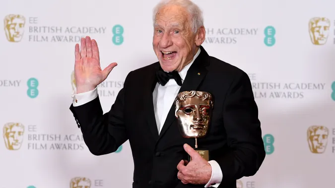 Mel Brooks. Fot. PAP/EPA/ANDY RAIN