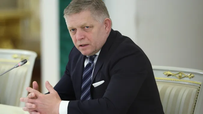 Robert Fico, fot. PAP/EPA/REUTERS/POOL/RAMIL SITDIKOV/REUTERS POOL