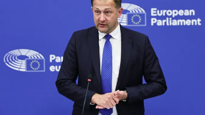 Christophe Hansen. Fot. EPA/RONALD WITTEK