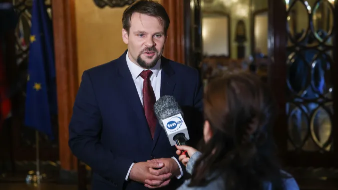 Michał Drewnicki. Fot. PAP/Łukasz Gągulski