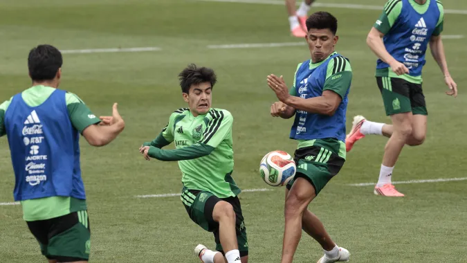 Drużyna współgospodarzy mundialu Meksyku zagra z RPA w meczu otwarcia. Fot. PAP/EPA/	JOSE MENDEZ