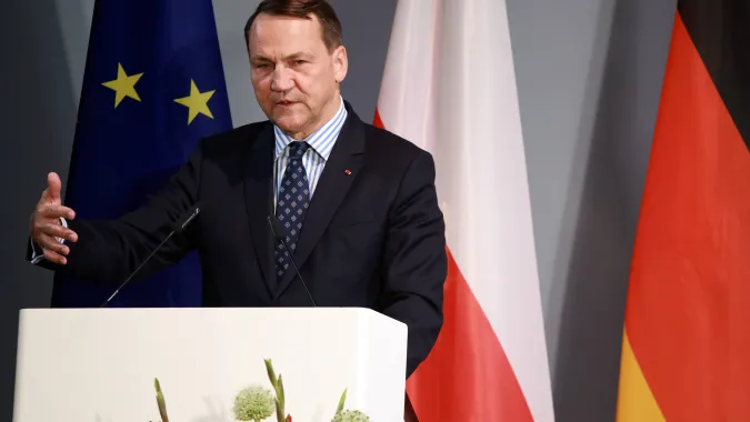 Radosław Sikorski. Fot. EPA/CLEMENS BILAN