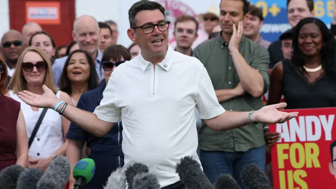 Andy Burnham Fot. PAP/EPA/ADAM VAUGHAN