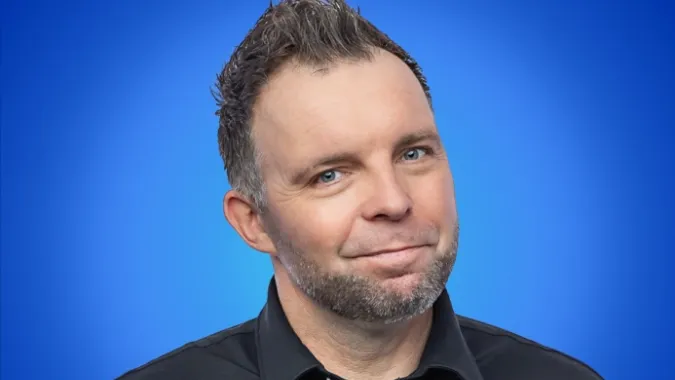 Marcin Wójcik. Fot. mazurskanockabaretowa/materiały prasowe