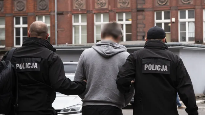 Zatrzymanie Michała S. Fot. Policja Pomorska