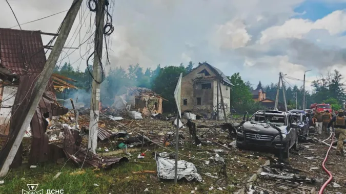 Region kijowski. Fot. X/Volodymyr Zelenskyy / Володимир Зеленськи