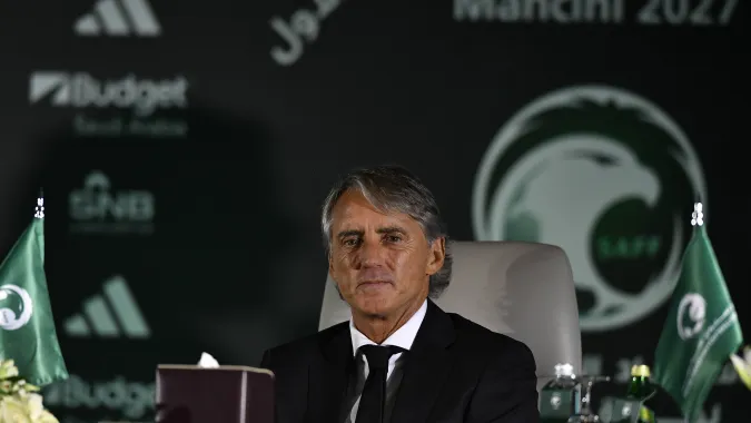 Roberto Mancini. Fot. PAP/EPA/STRINGER