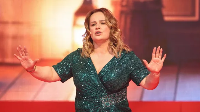 Joanna Kołaczkowska. Fot. PAP/Łukasz Gągulski