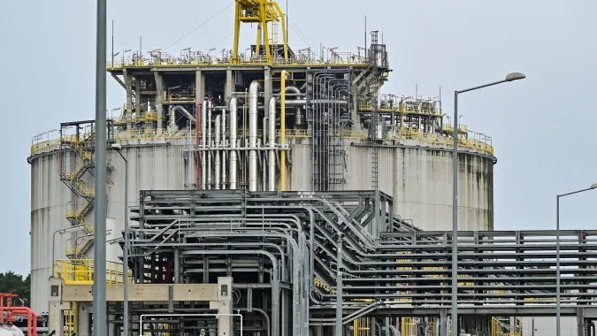 Terminal LNG Fot. PAP/Marcin Bielecki