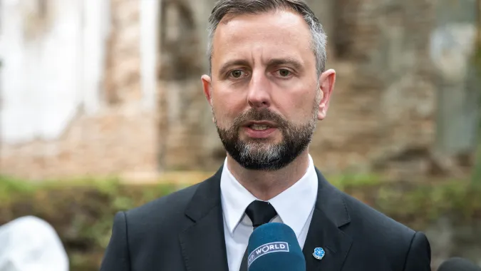 Wicepremier, minister obrony narodowej Władysław Kosiniak-Kamysz. Fot. PAP/Vladyslav Musiienko