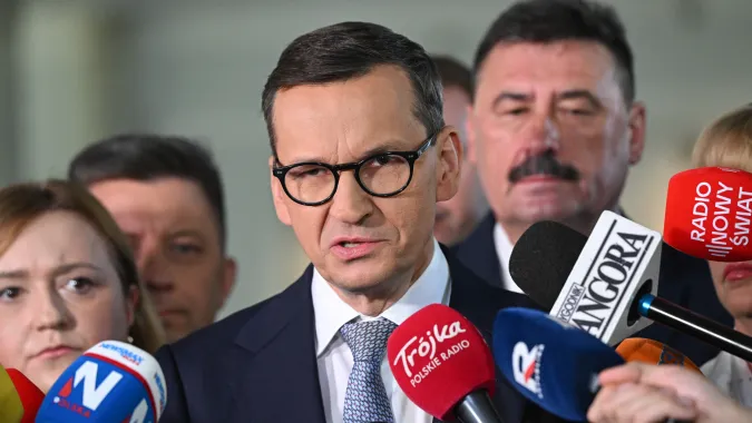 Mateusz Morawiecki Fot. PAP/Radek Pietruszka