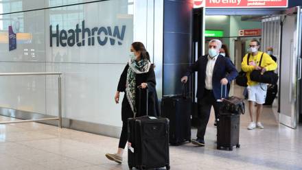 Lotnisko Heathrow w Londynie. Fot. PAP/EPA/ANDY RAIN