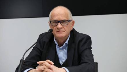 Przewodniczący Rady Mediów Narodowych Krzysztof Czabański. Fot. PAP/Wojciech Olkuśnik