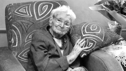 Tekla Juniewicz urodziła się 10 czerwca 1906 r. w Krupsku. Fot. D.Nita-Garbiec/UM Gliwice