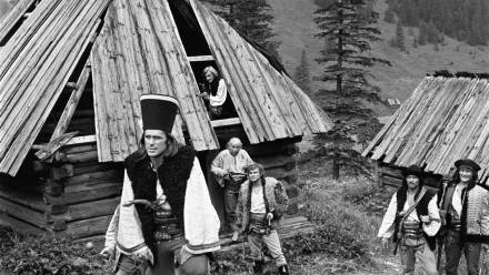 Marek Perepeczko w serialu o przygodach Janosika, fot. PAP/ Maciej Sochor