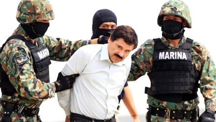 Handlarz narkotyków Joaquin Guzman, pseudonim “El Chapo”, fot. MARIO GUZMAN PAP/EPA