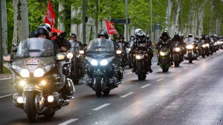 "Nocne Wilki", fot. PAP/EPA/HAYOUNG JEON 