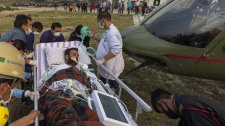 Anurag Maloo. Fot. PAP/EPA/NARENDRA SHRESTHA 