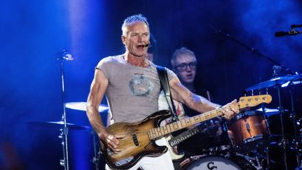 The Police music band. Fot. PAP/EPA/HELLE ARENSBAK