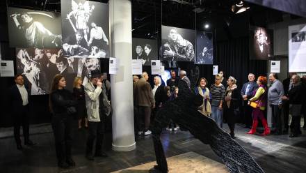 Wystawa "Jerzy Trela - tak to czuję". Fot. PAP/Łukasz Gągulski