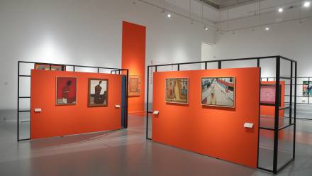 Wystawa prac Jerzego Nowosielskiego w galerii Zachęta. Fot. PAP/Tomasz Gzell