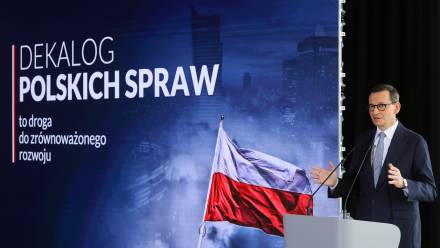 Premier Mateusz Morawiecki. Fot. PAP/Paweł Supernak