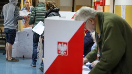 Wybory parlamentarne 2023, fot. PAP/Paweł Supernak